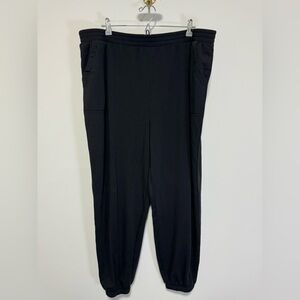 Koolaburra By Ugg Women's Sweatpants Sz 2X Black Elastic Ankle Loungewear Cozy